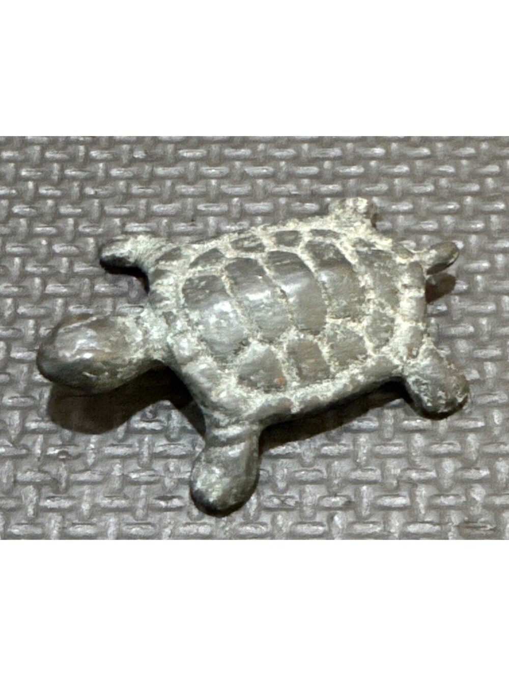 Brass Turtle Tortoise Patina Feng Shui Miniature Garden Accent Figurine